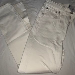 JCrew white denim